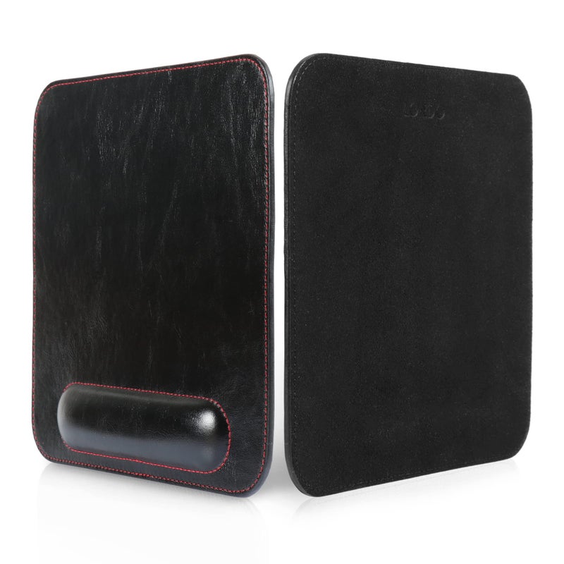 Londo Leather Mouse Pad with Wrist Rest â€“ Ergonomic Support, Non-Slip Base, Smooth Surface - Image 3